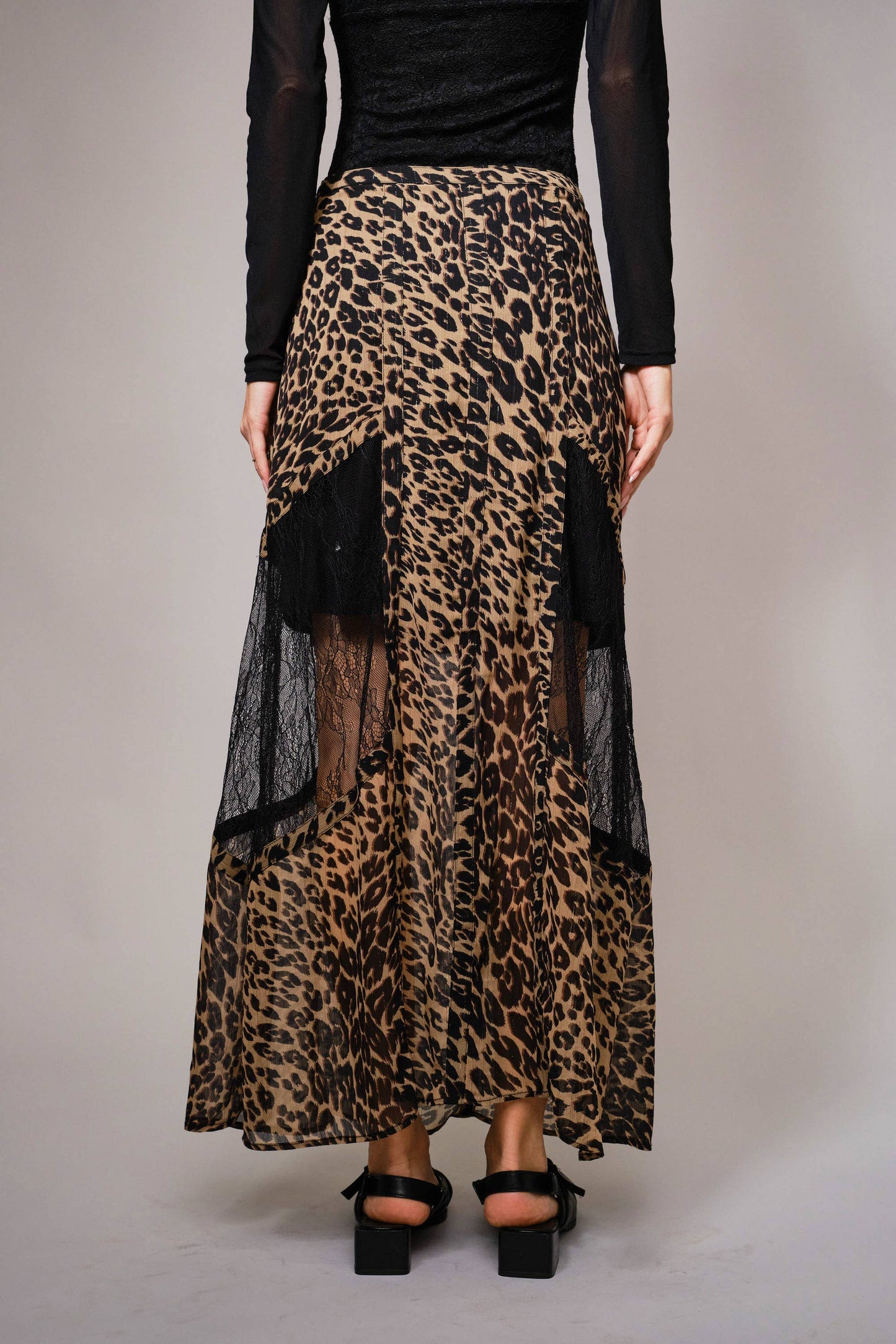 Untamed Leopard Maxi Skirt
