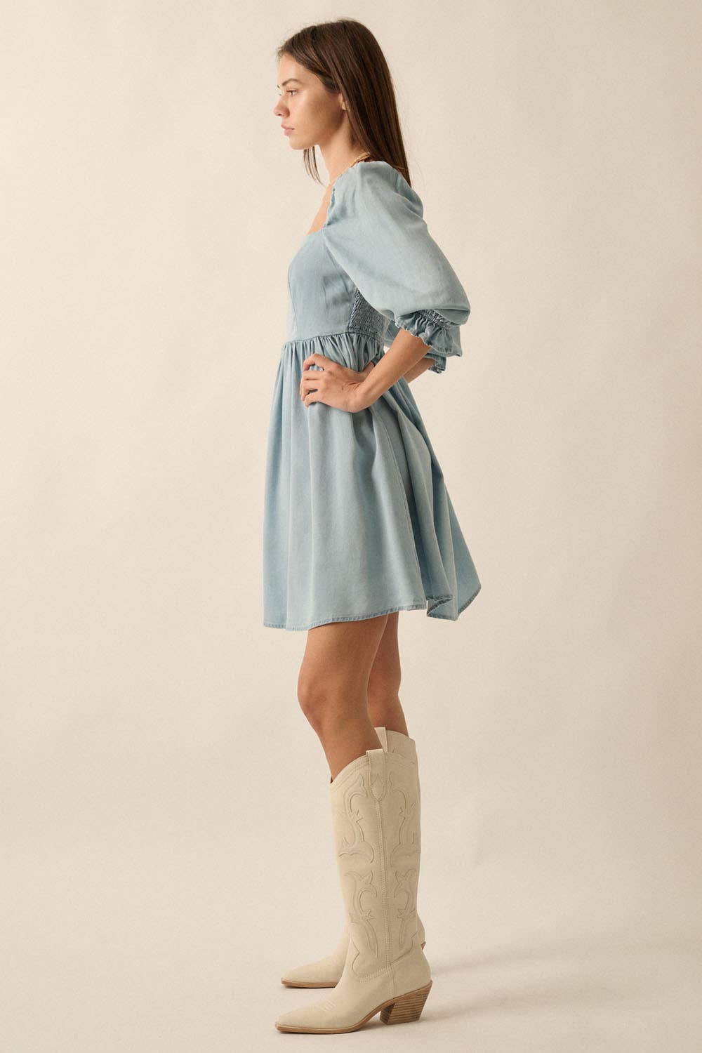 Denim Range Mini Dress