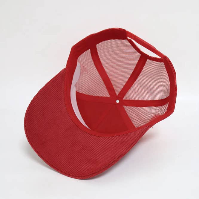 American Smoke Show Corduroy Trucker Hat
