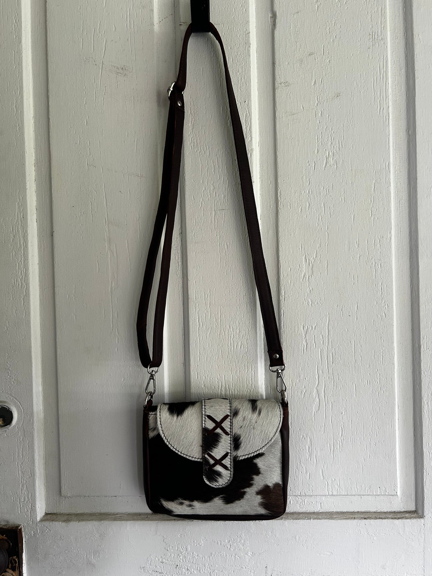 Dark Bay Stitch Crossbody Bag