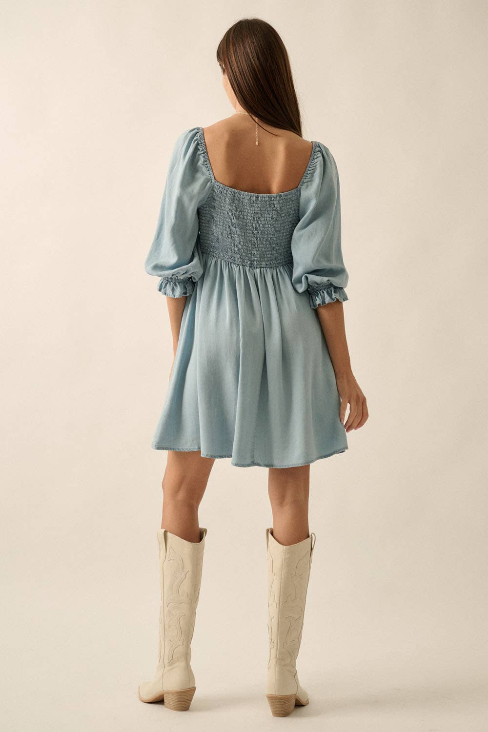Denim Range Mini Dress