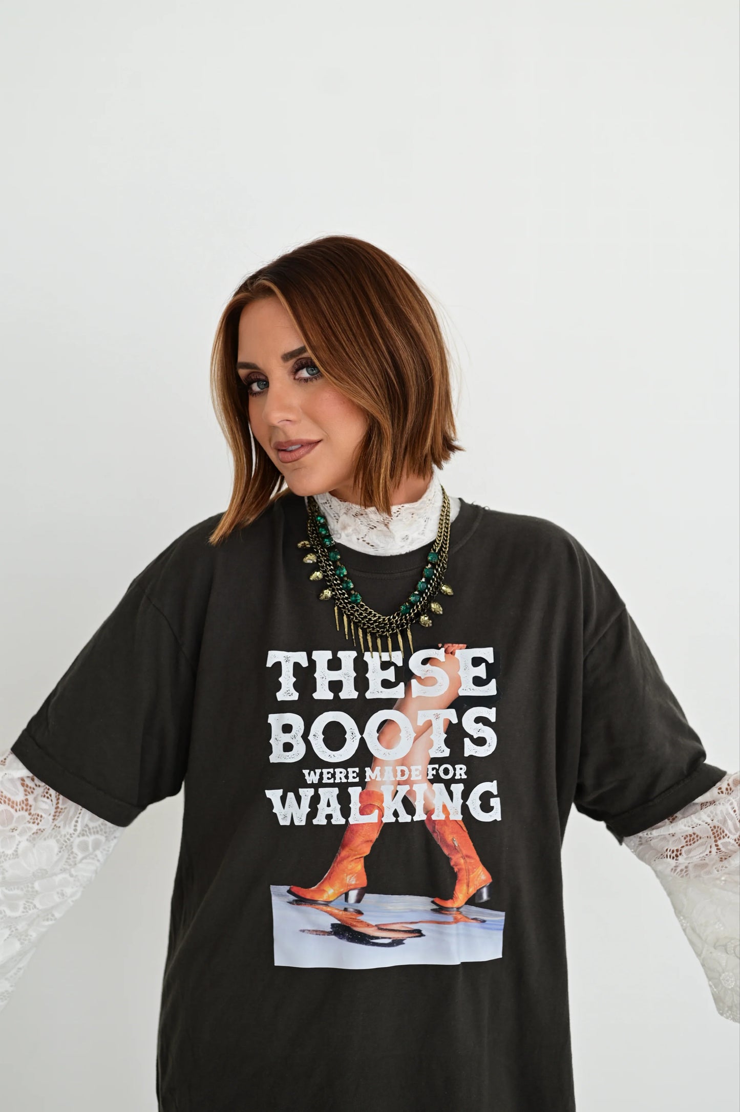 These Boots Were Made For Walking Graphic Tee