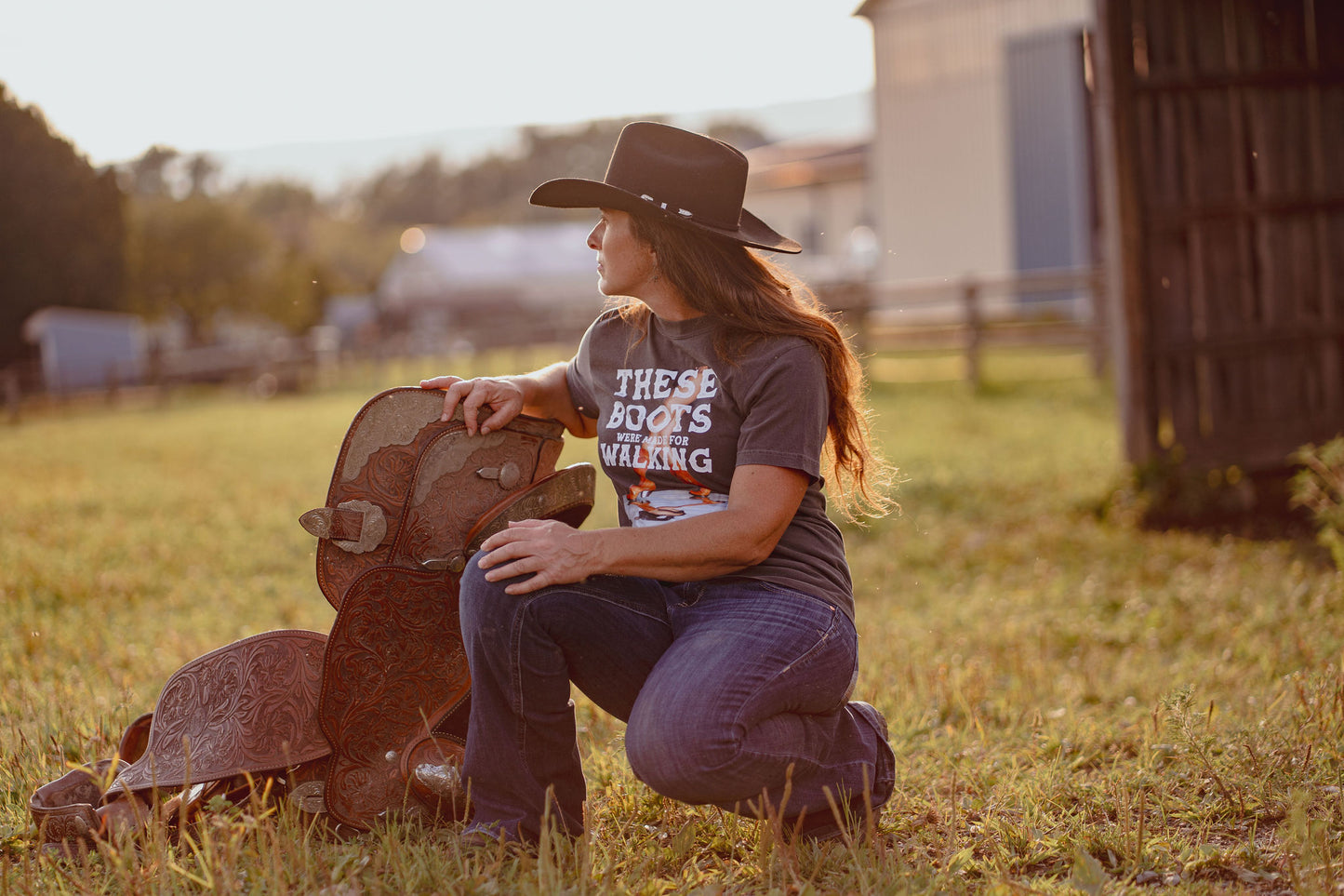 These Boots Were Made For Walking Graphic Tee