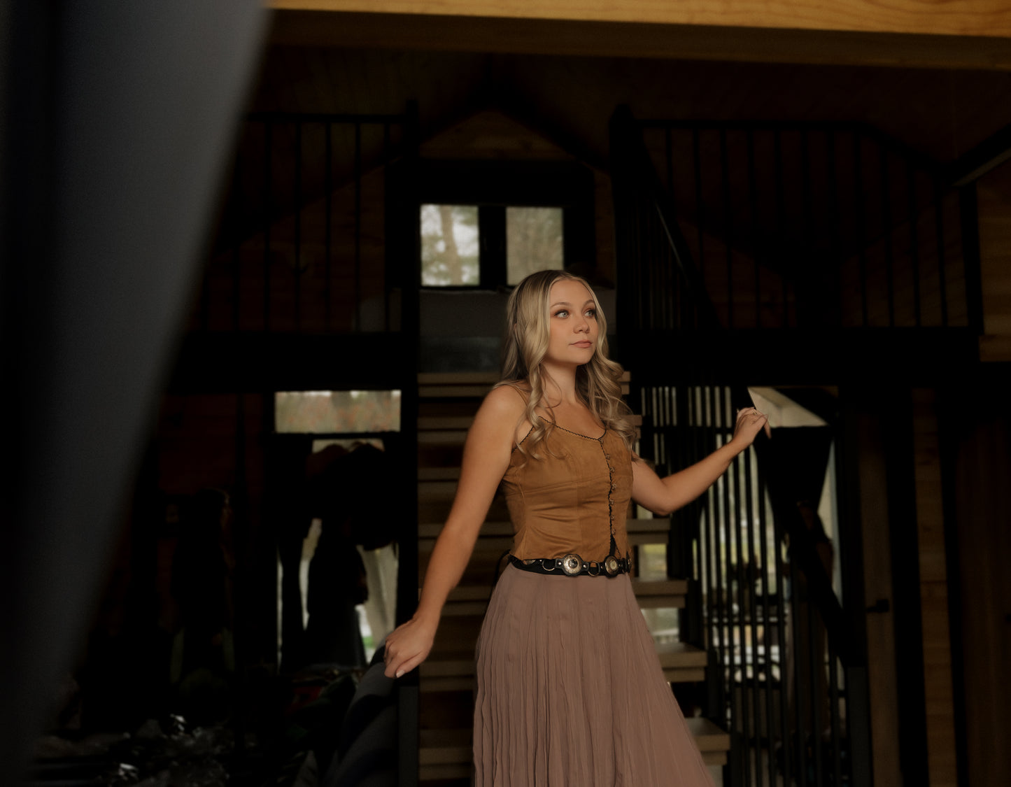 Winona Brown Suede Cami