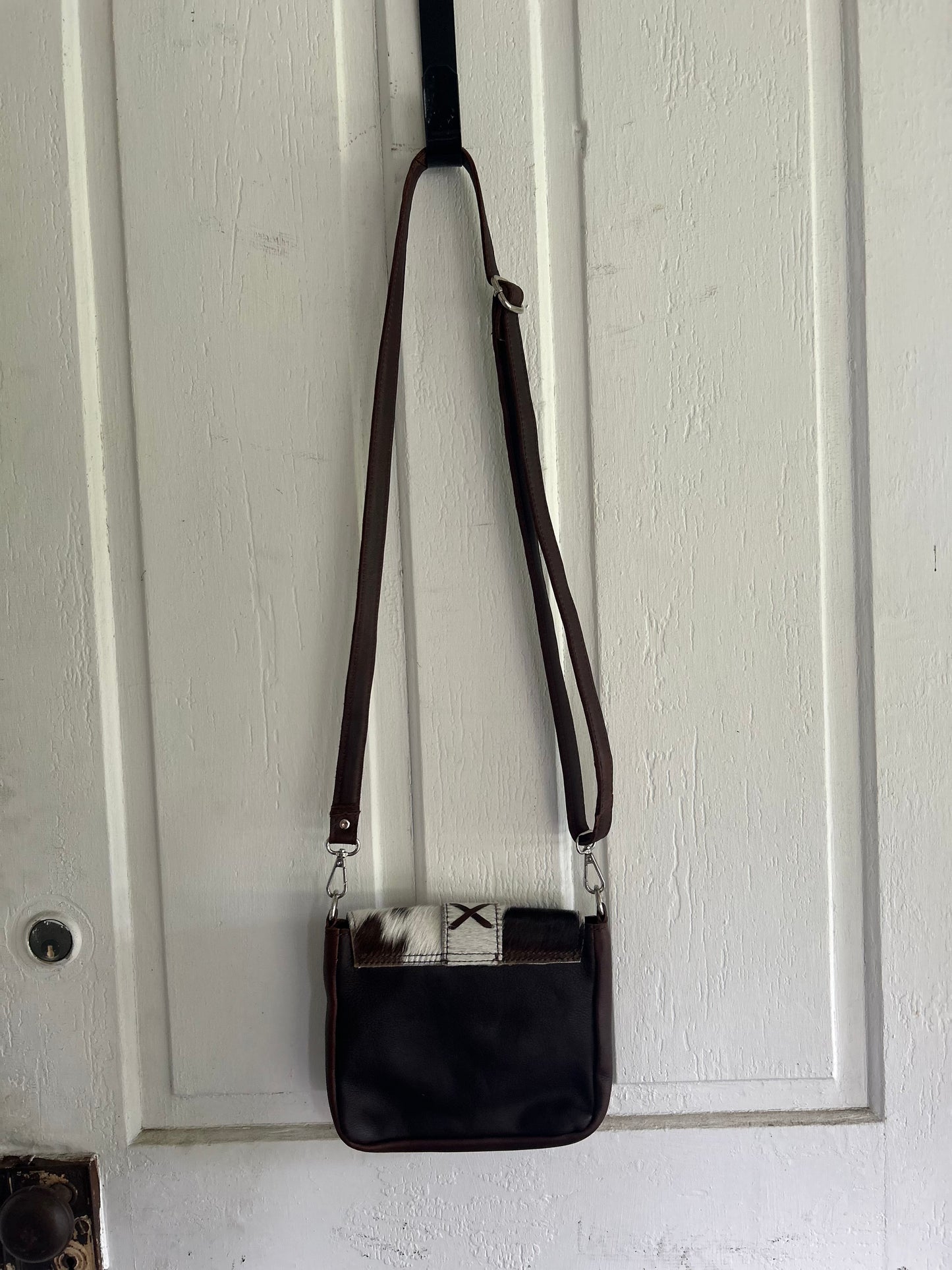 Dark Bay Stitch Crossbody Bag