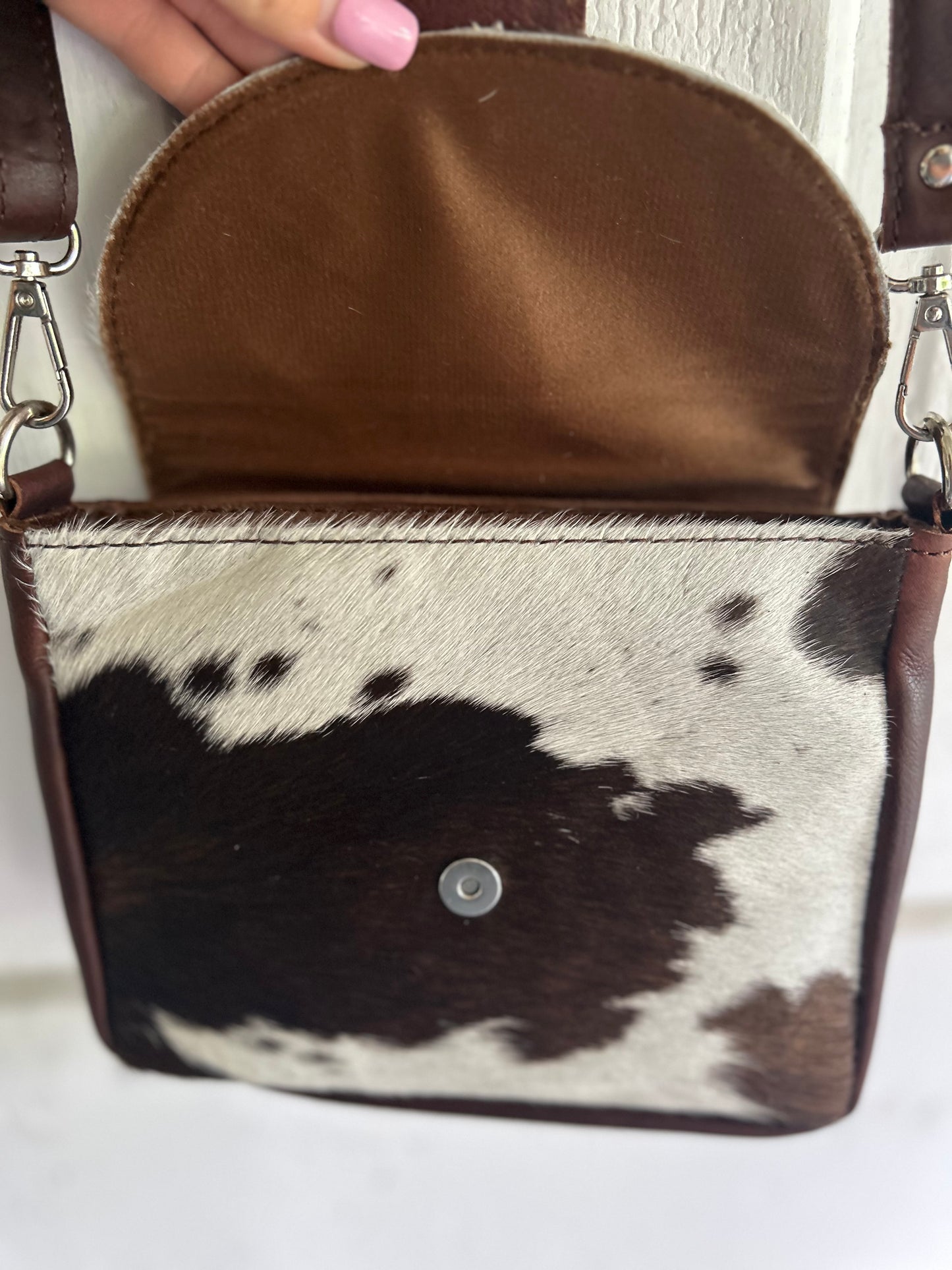 Dark Bay Stitch Crossbody Bag
