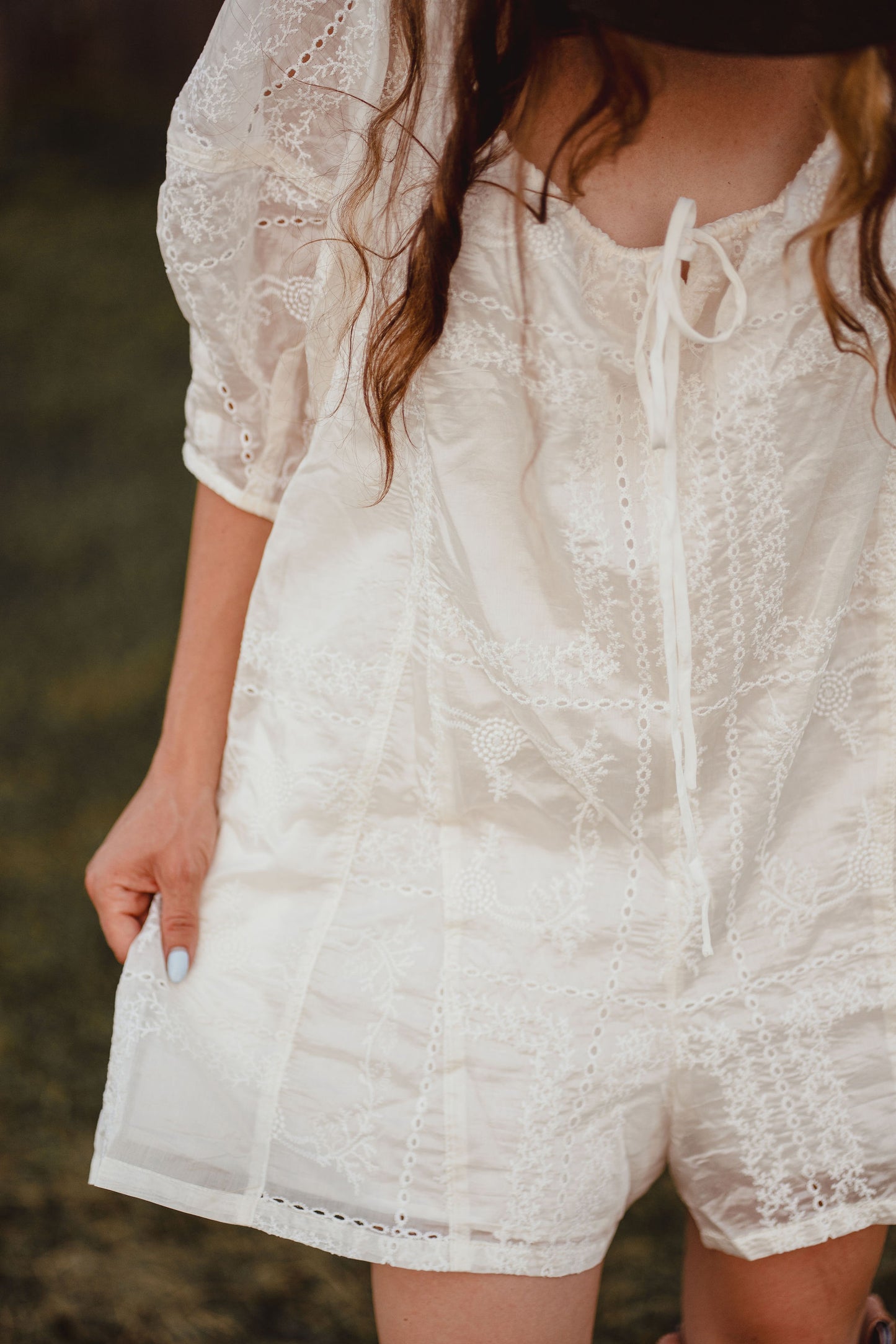 Lace Ledger Romper