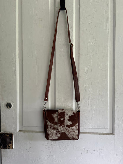 Red Roan Stitch Crossbody Bag