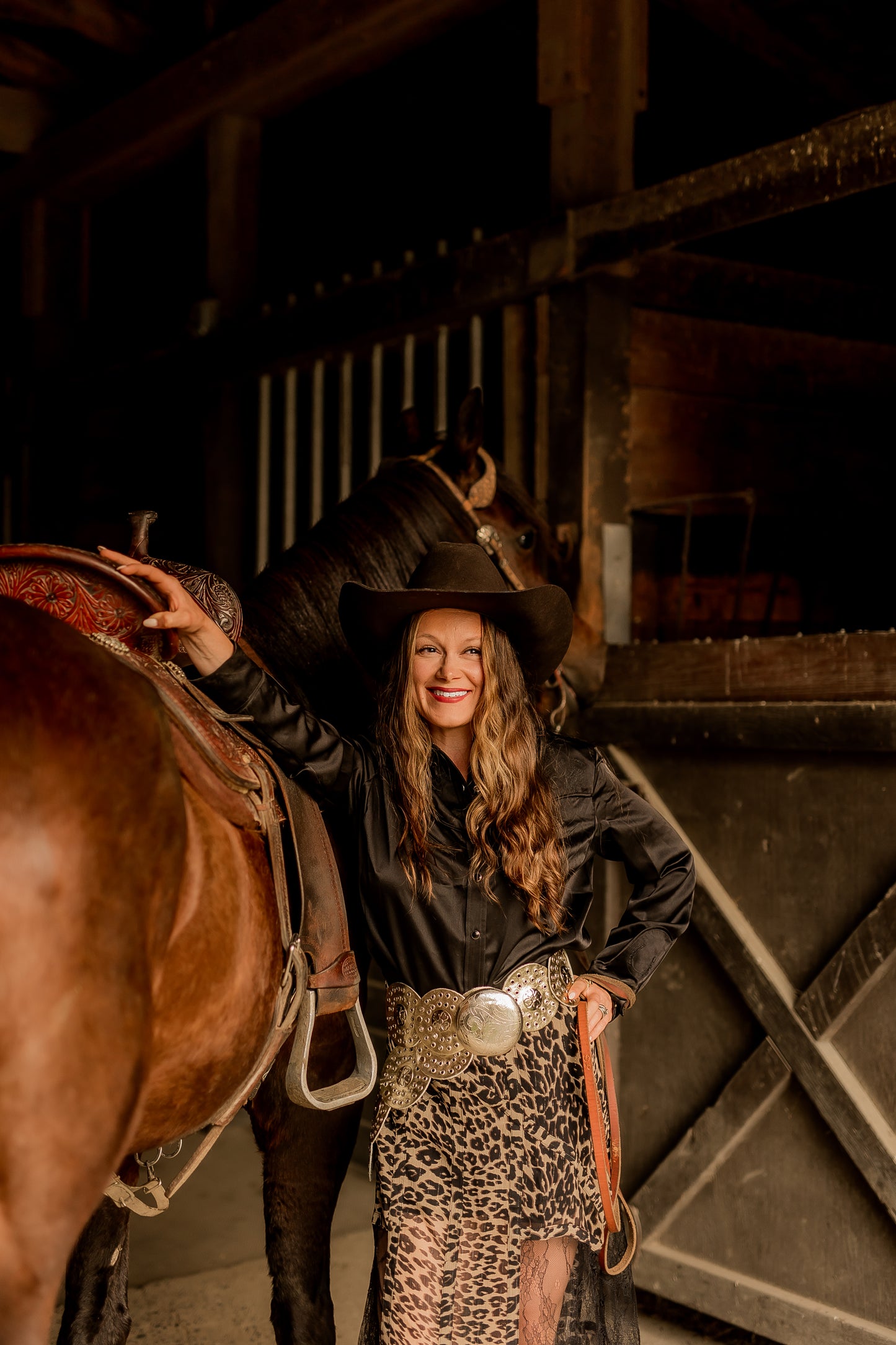 Gilded Concho Belt