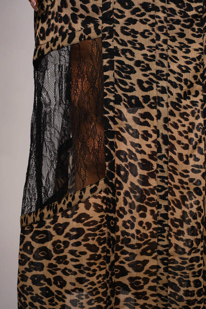 Untamed Leopard Maxi Skirt