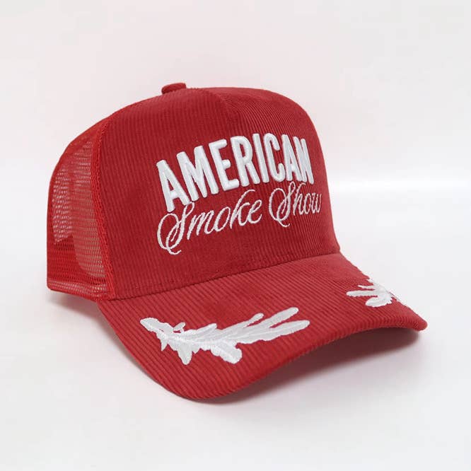 American Smoke Show Corduroy Trucker Hat