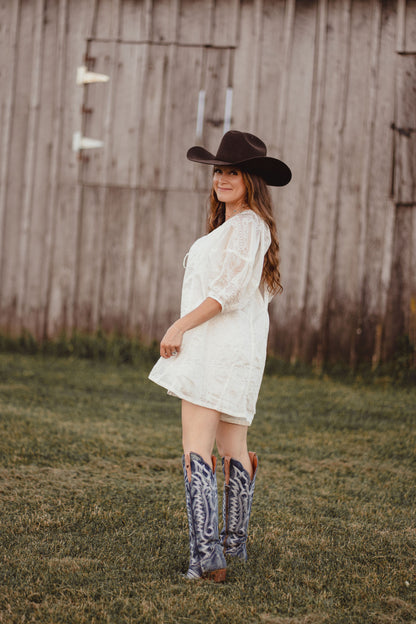 Lace Ledger Romper