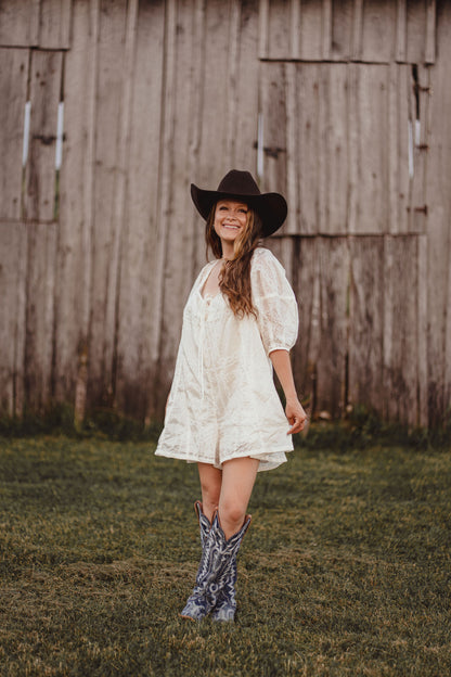 Lace Ledger Romper